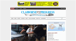 Desktop Screenshot of claiborneprogress.net